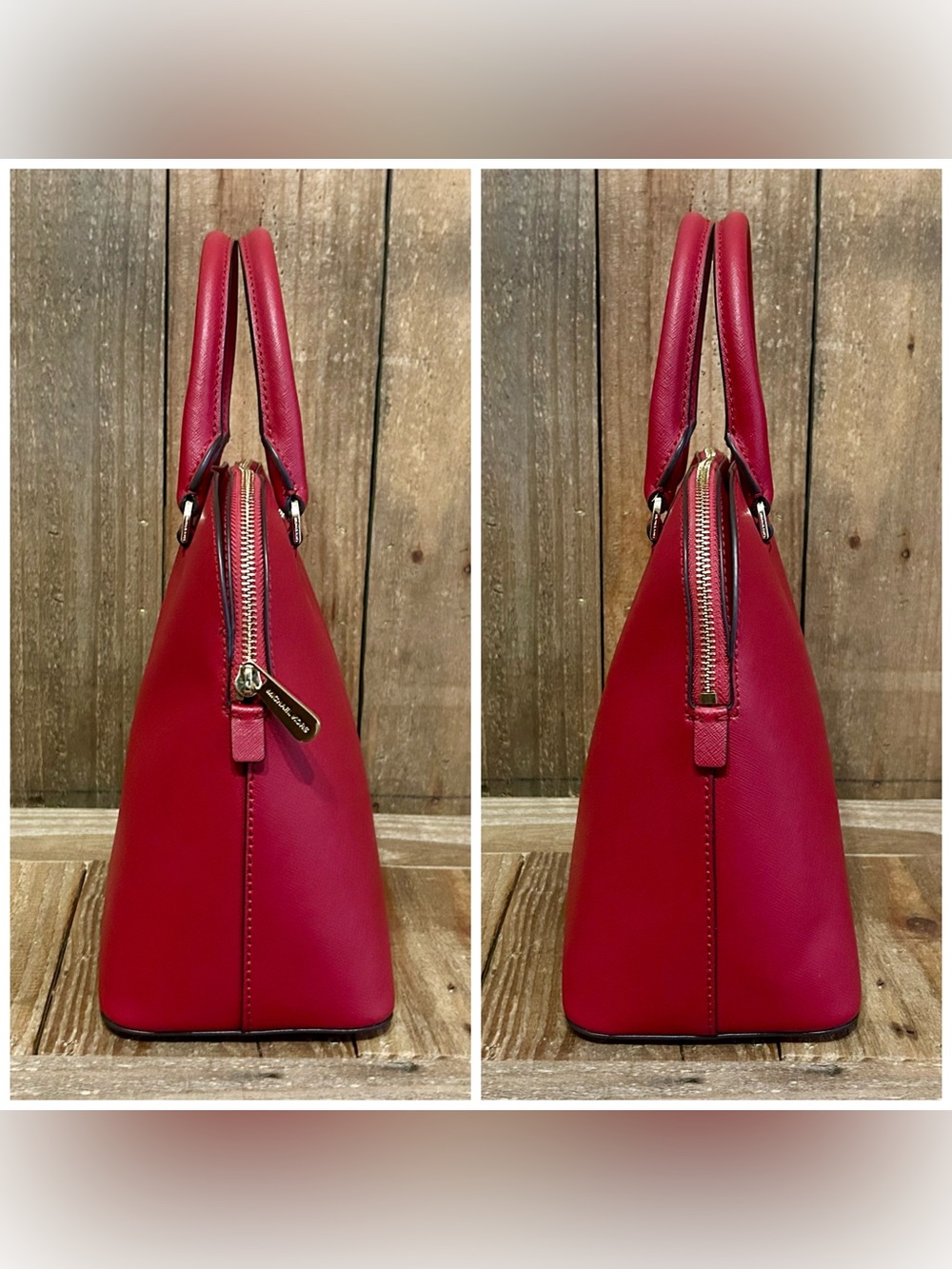 Michael Kors. 5 Piece: Cindy Bag & Free Crossbody, Gift Box, Scarf & Dust Bag. - Picture 7 of 16